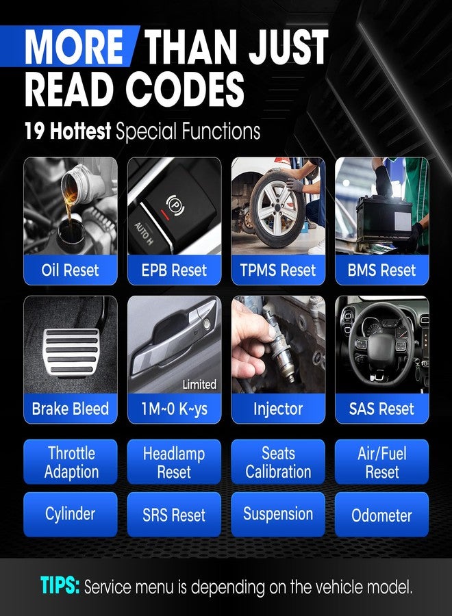 Autel MaxiAP AP200 OBD2 Scanner Bluetooth Wireless OBDII Auto Diagnostic Tool with Full System Diagnostic, 19 Reset Functions, AutoVIN, Check Engine Light Code Reader for iPhone Android - Image 4